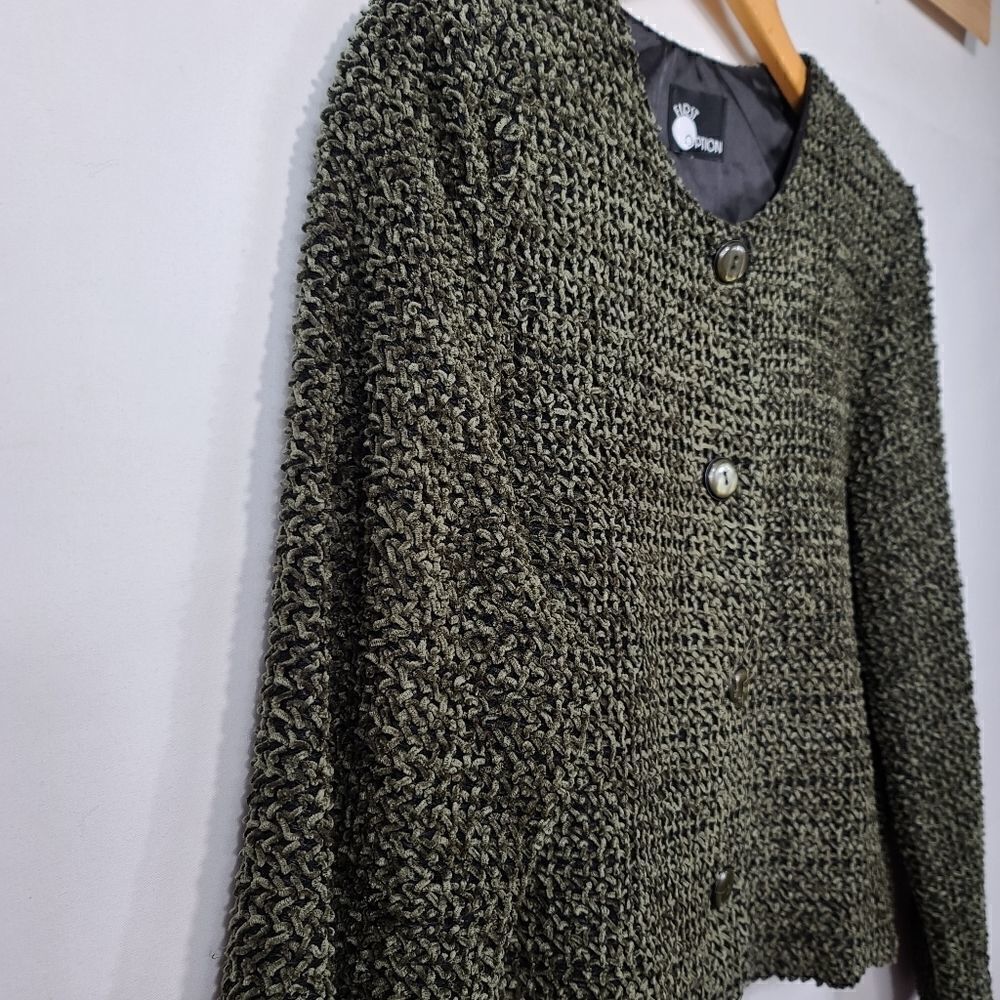 First Option Cropped button down sweater - Picture 12 of 12